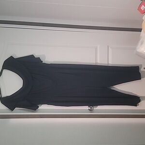 NWT Lane Bryant Off-The-Shoulder Hacci Jumpsuit Size 22/24